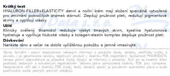 Příbalový leták - EUCERIN HYALURON-FILLER+ELASTICITY Vánoce 2023