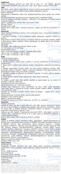 Příbalový leták - Nutrilon Advanced 3 Vanilla 800g