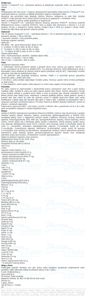 Příbalový leták - Nutrilon PROSYNEO 2 H.A. 800g