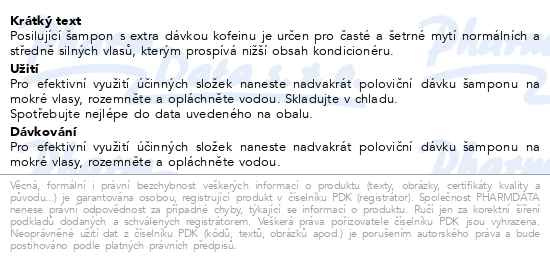Příbalový leták - FeelEco Šampon na normální vlasy 300ml
