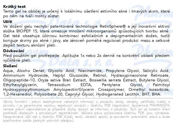 Příbalový leták - BIRETIX Tri-Active Gel 50ml