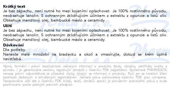 Příbalový leták - CHICCO Krém na bradavky 30ml