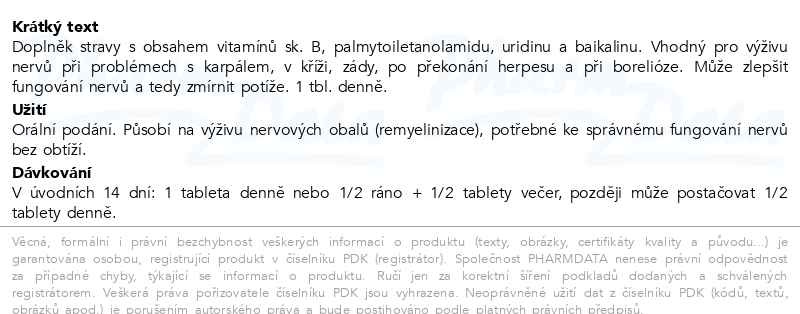Příbalový leták - Remyelin NSAI retard tbl.30