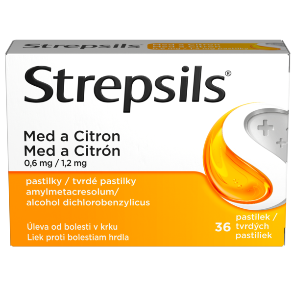 5997321782287_Strepsils Med a citron 36 pastilek