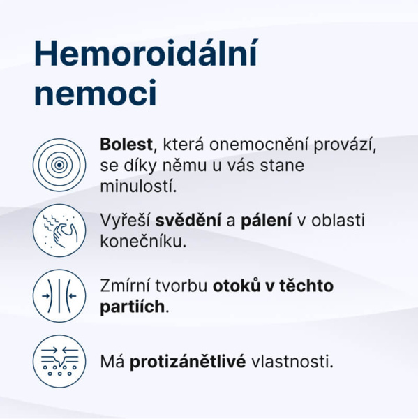 Účinky Diozenu_Hemoroidální nemoci