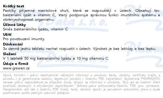 Příbalový leták - GS Imunostim 60 tablet