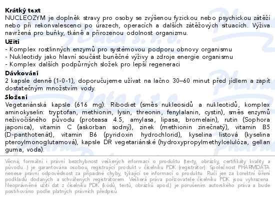 Příbalový leták - Nucleozym komplex nukleotidů a enzymů cps.60
