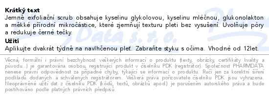 Příbalový leták - Eucerin DermoPure CLINICAL čisticí scrub 100ml