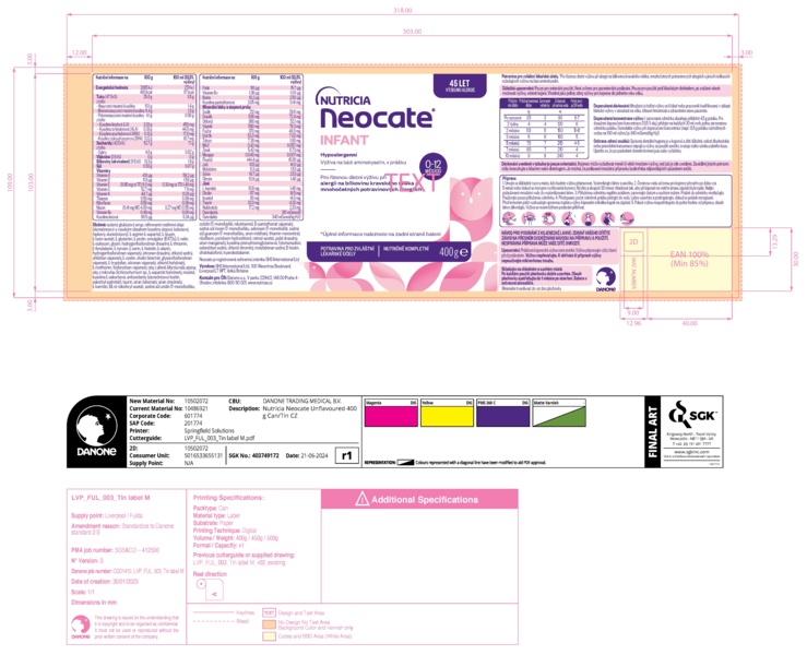 Příbalový leták (SUKL) - Neocate Infant por.plv.sol. 1x400g