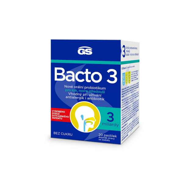 8595693302231_GS Bacto 3, 20 pastilek