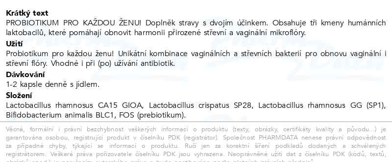 Příbalový leták - GYNIMUN DUAL cps.10