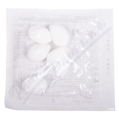 LINON S tampon z gázy stáčený sterilní 12/12cm 5ks