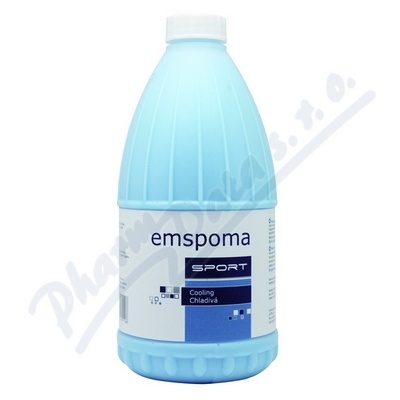 Masážní emulze Emspoma chladivá M  1000ml modrá