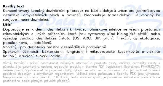 Příbalový leták - Desam GK 5kg