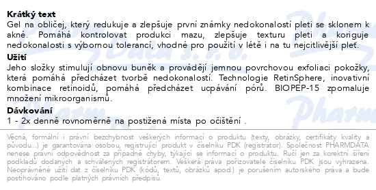 Příbalový leták - BIRETIX Duo gel Anti-blemish gel 30ml