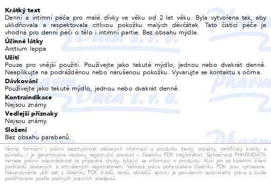 Příbalový leták - SAFORELLE Miss 250ml