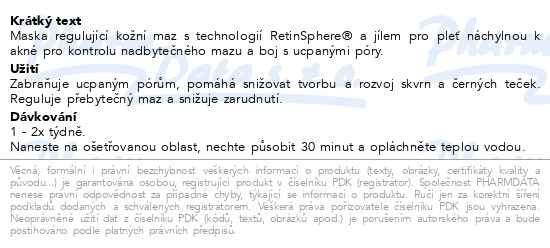 Příbalový leták - BIRETIX Mask Serum Regulating 25ml
