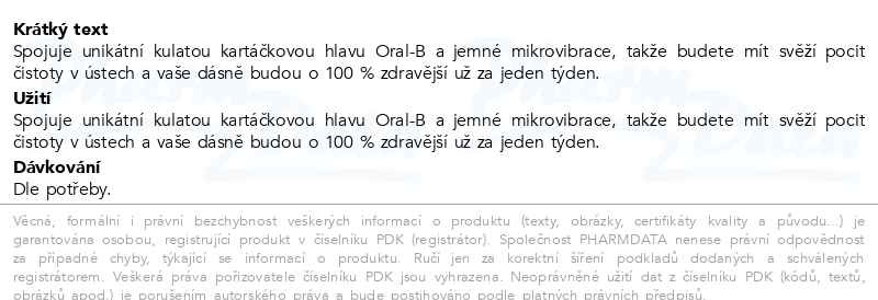 Příbalový leták - Oral-B iO 3 Black Elektrický Zubní Kartáček, 1 Kartáčková Hlava
