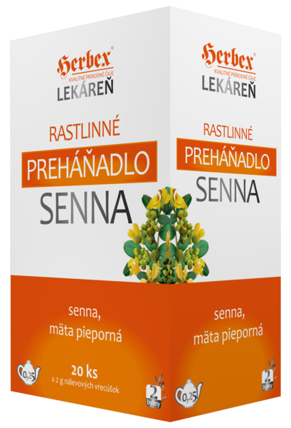 Rostlinné projímadlo SENNA 20x2 g