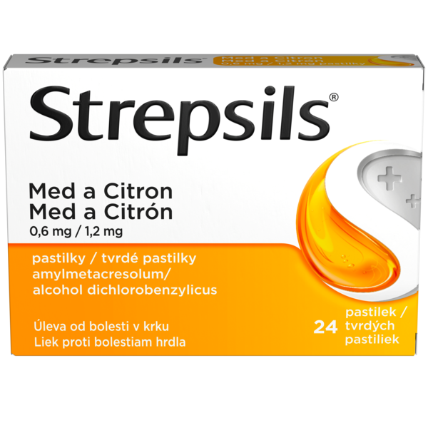 5000158102668_Strepsils Med a citron 24 pastilek