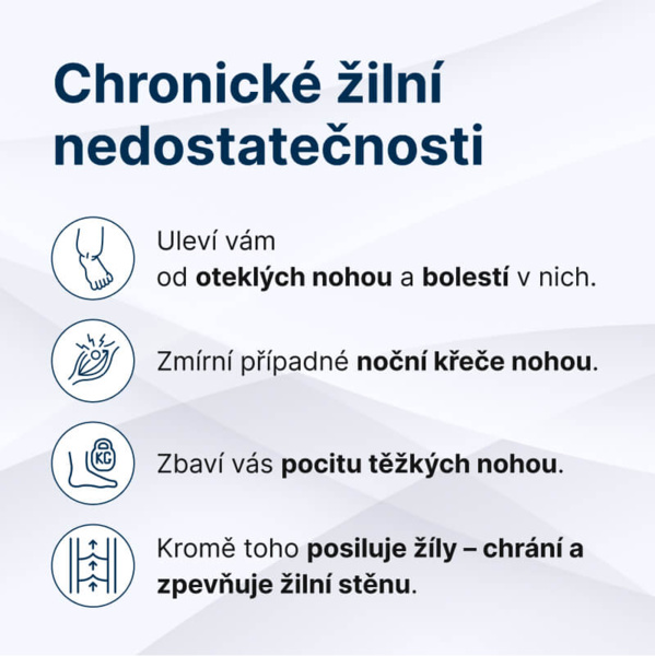 Účinky Diozenu_Chronické žilní nedostatečnosti