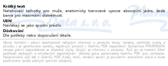 Příbalový leták - Depend Normal inkont.kalh.muži vel.L/XL 9ks