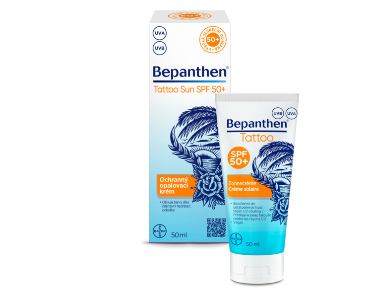 Bepanthen Tattoo Sun opalov.krém SPF50+ 50ml