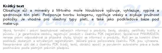 Příbalový leták - KESEM Liftingové a zpevňující hedvábné sérum 30 ml