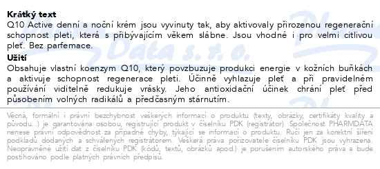 Příbalový leták - Eucerin Q10 ACTIVE Vánoce 2025