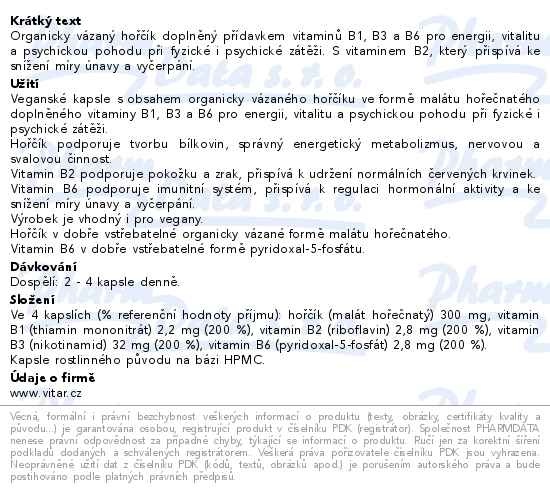 Příbalový leták - Maxi Vita ESSENTIALS Magnesium Malate 90 kapslí