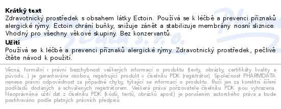 Příbalový leták - Pollenaire nosní sprej proti alergii 20ml
