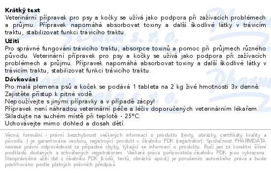 Příbalový leták - Stomach Support&Diarrhea Stop tbl.30