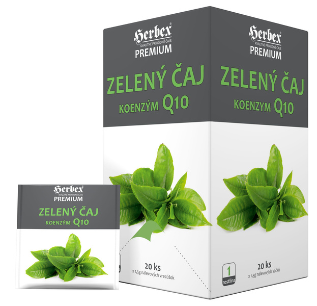 Zelený čaj s Q10