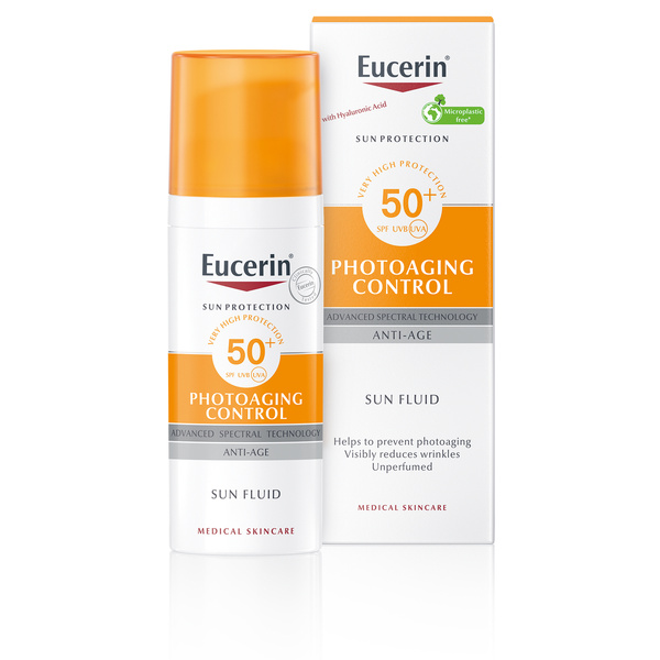 4005800195884 EUCERIN Sun Emulze na obličej proti vráskám Photoaging Control SPF50+, 50ml