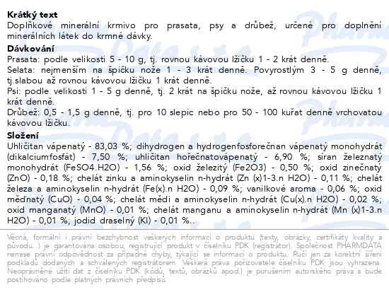 Příbalový leták - Plastin a.u.v.plv.1kg