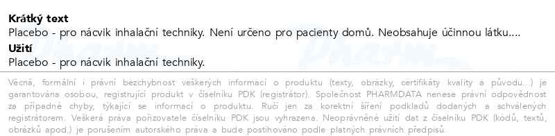 Příbalový leták - Combair Nexthaler 100 nácvik inhal.techniky 120dáv