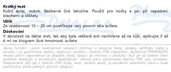 Příbalový leták - Fypryst sprej 2.5mg/ml Kožní sprej roztok 1x100ml