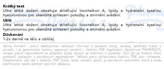 Příbalový leták - Eucerin AtopiControl zklidňující krémový gel 400ml