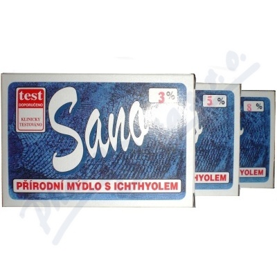 MERCO Sano mýdlo s ichtyolem 100g 8%