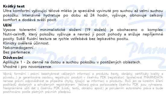 Příbalový leták - ISISPHARMA SECALIA Body lotion 400ml