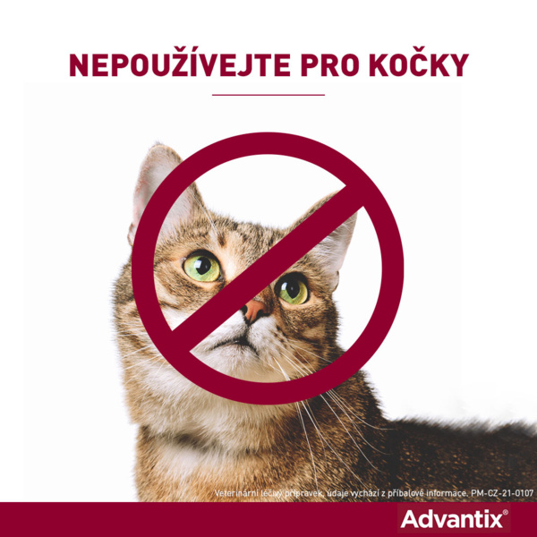 ADVANTIX nepouzivejte pro kocky