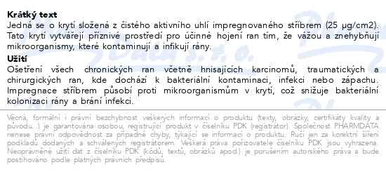 Příbalový leták - Actisorb Plus 25 krytí 10.5x10.5cm 10ks