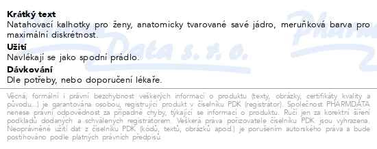 Příbalový leták - Depend Normal inkont.kalh.ženy vel.L 9ks