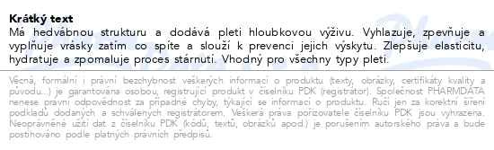 Příbalový leták - KESEM Noční zpevňující krém proti vráskám 50 ml