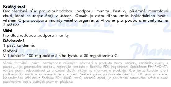 Příbalový leták - GS Imunostim Prevent 20 tablet