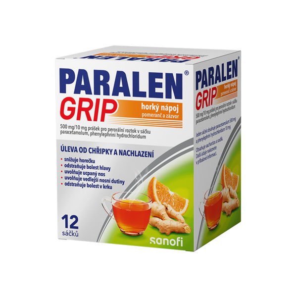 PARALEN® GRIP horký nápoj pomaranc_zazvor