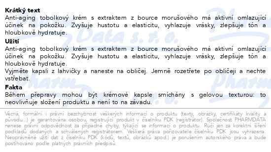 Příbalový leták - MediPeel Gold Age intenzivní krém 50ml