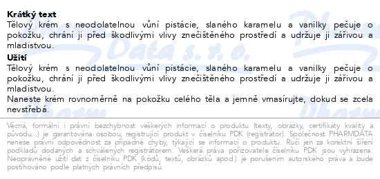 Příbalový leták - Sol de Janeiro Bum Bum tělový krém 75ml