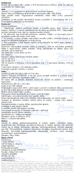 Příbalový leták - Nutrilon 4 Profutura DUOBIOTIK 800g