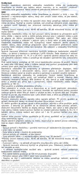 Příbalový leták - Canpol babies Dvoj.el.odsávačka do podp.SmartSense 2ks